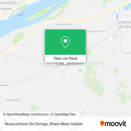 Musicschool Six-Strings map