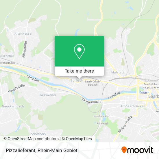 Карта Pizzalieferant