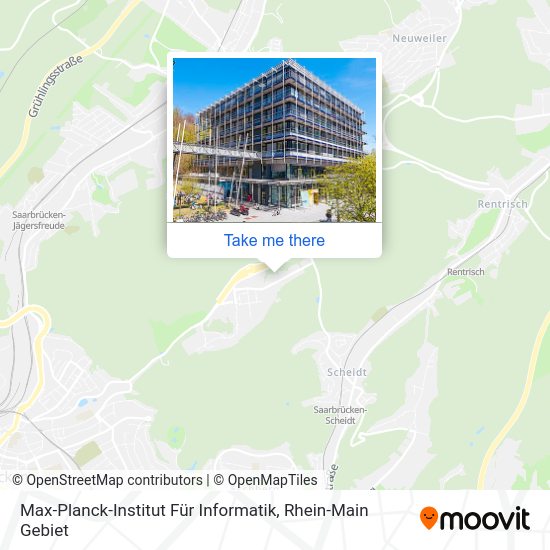 Карта Max-Planck-Institut Für Informatik