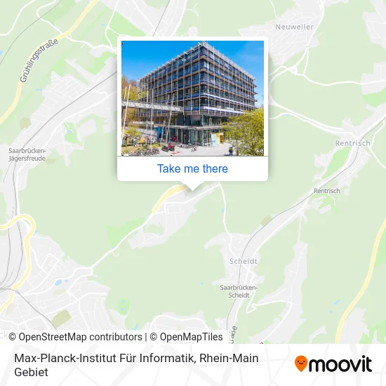 Карта Max-Planck-Institut Für Informatik
