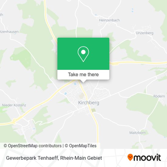 Карта Gewerbepark Tenhaeff