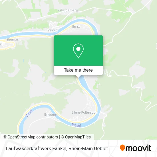 Карта Laufwasserkraftwerk Fankel