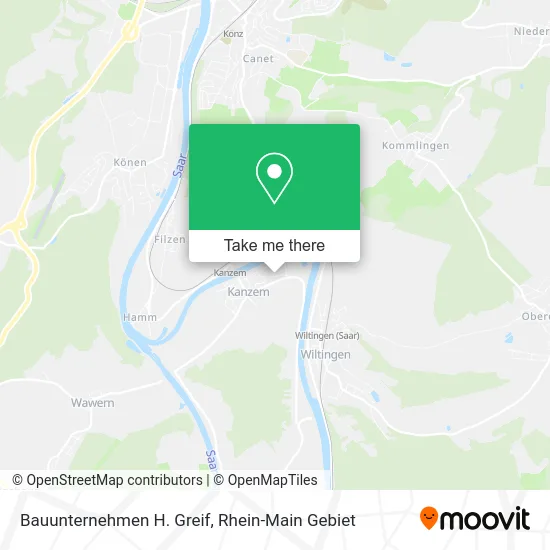 Карта Bauunternehmen H. Greif