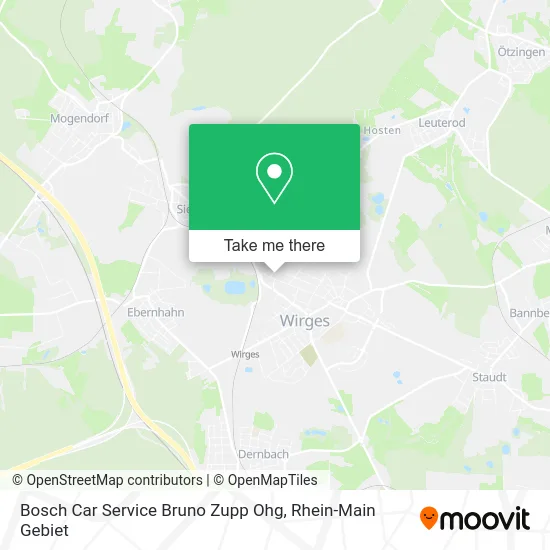 Карта Bosch Car Service Bruno Zupp Ohg