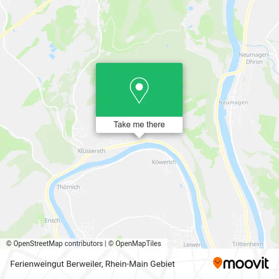 Карта Ferienweingut Berweiler