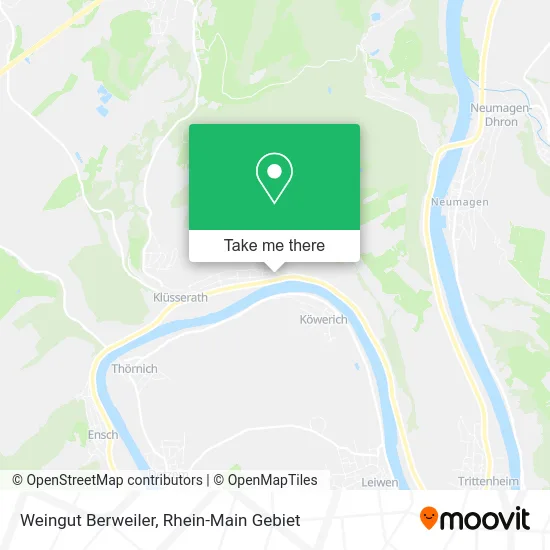 Карта Weingut Berweiler