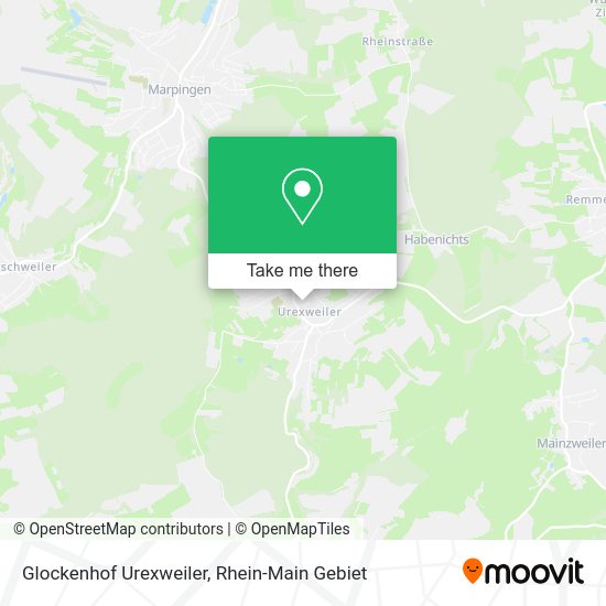 Карта Glockenhof Urexweiler