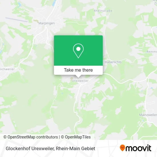Карта Glockenhof Urexweiler