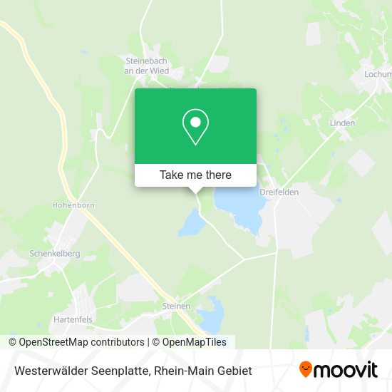 Карта Westerwälder Seenplatte