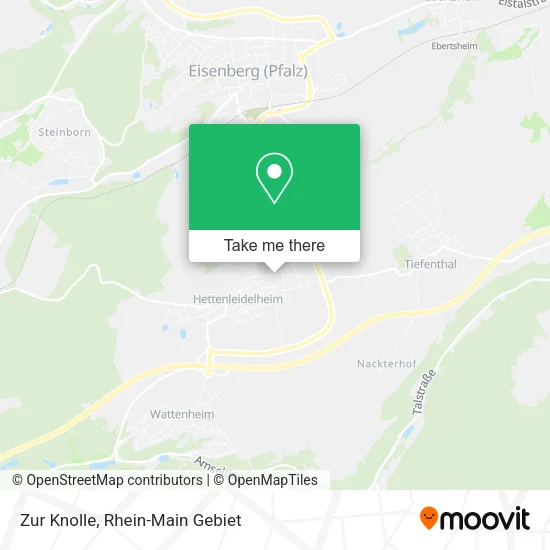 Карта Zur Knolle