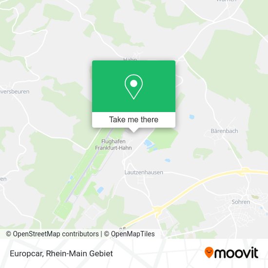 Карта Europcar