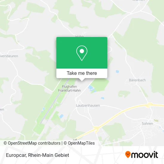 Карта Europcar