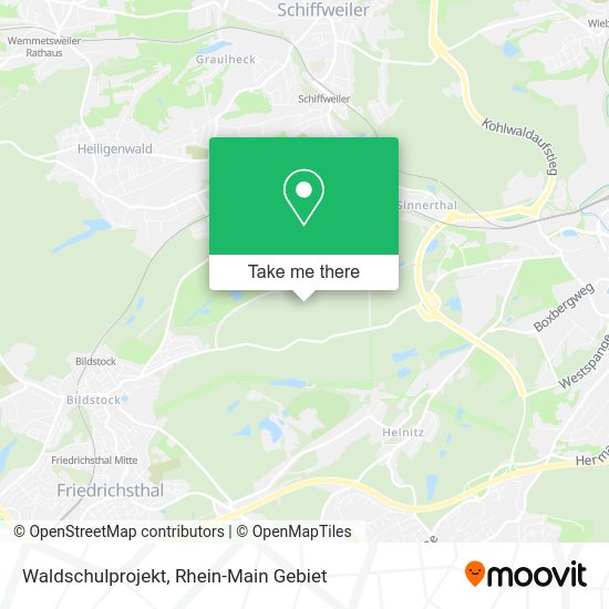 Карта Waldschulprojekt