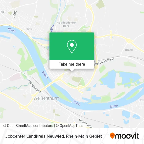 Карта Jobcenter Landkreis Neuwied