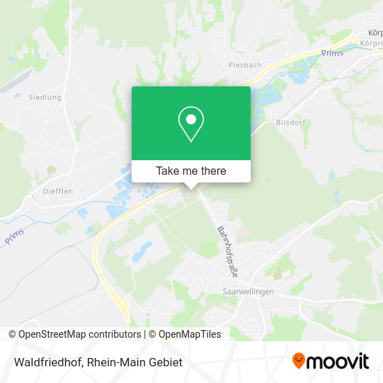 Карта Waldfriedhof