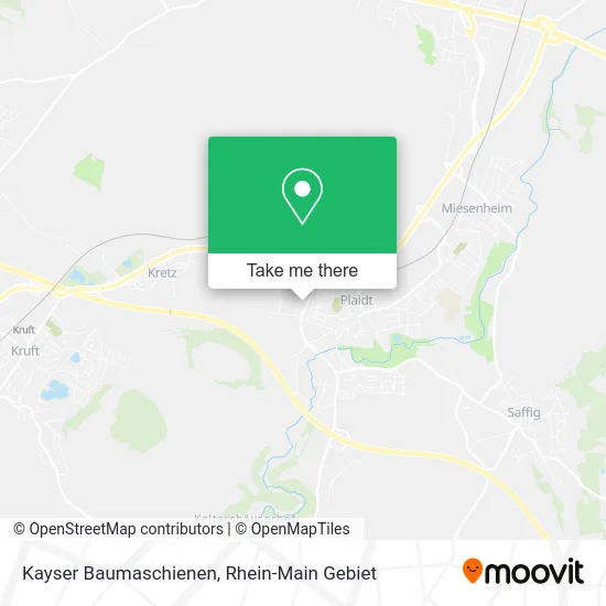 Карта Kayser Baumaschienen
