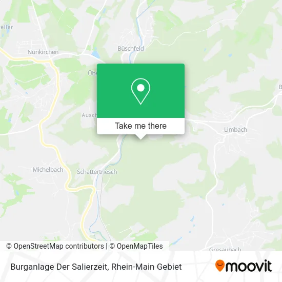 Карта Burganlage Der Salierzeit