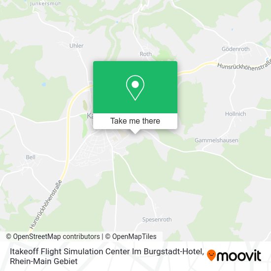 Itakeoff Flight Simulation Center Im Burgstadt-Hotel map