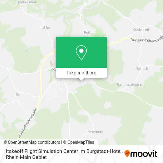Карта Itakeoff Flight Simulation Center Im Burgstadt-Hotel