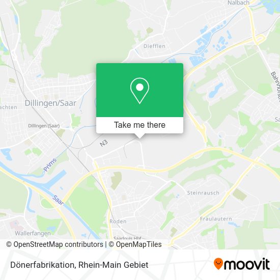 Карта Dönerfabrikation