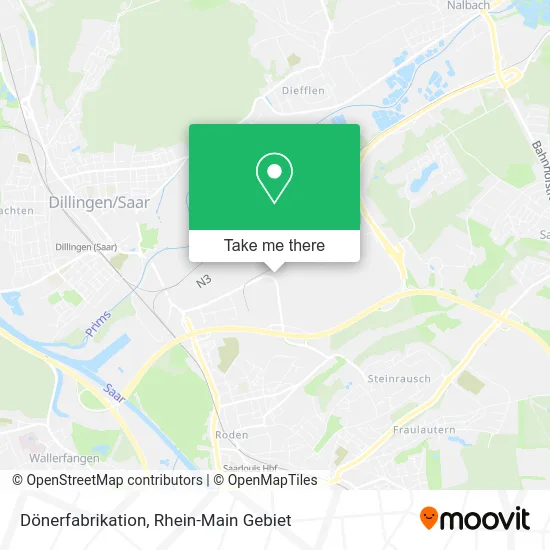 Карта Dönerfabrikation