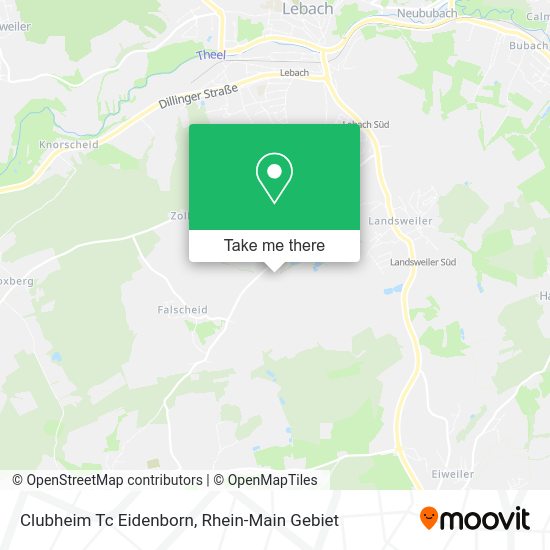Карта Clubheim Tc Eidenborn