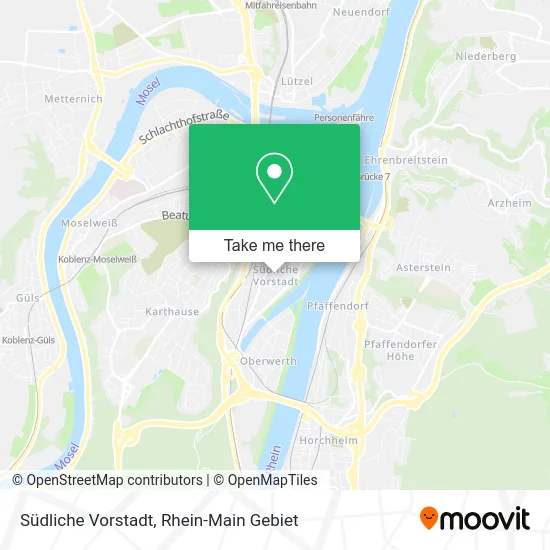 Карта Südliche Vorstadt