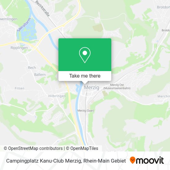Карта Campingplatz Kanu-Club Merzig