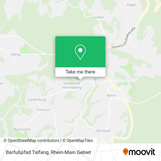 Карта Barfußpfad Talfang