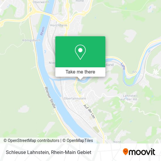 Карта Schleuse Lahnstein