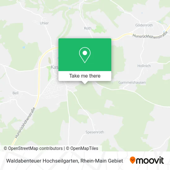 Карта Waldabenteuer Hochseilgarten