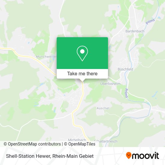 Shell-Station Hewer map