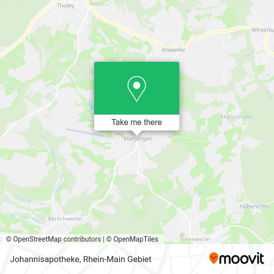 Карта Johannisapotheke