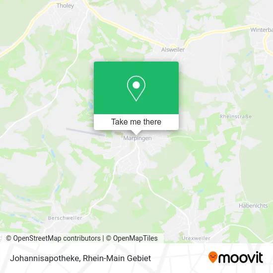 Карта Johannisapotheke