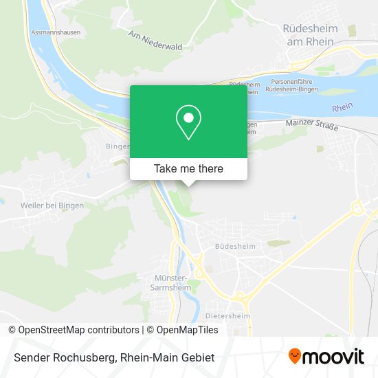 Карта Sender Rochusberg
