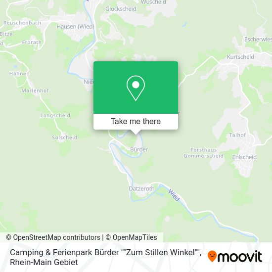 Карта Camping & Ferienpark Bürder ""Zum Stillen Winkel""
