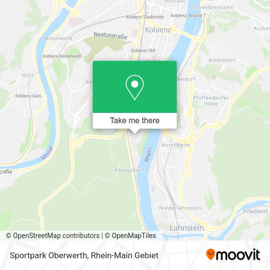 Карта Sportpark Oberwerth