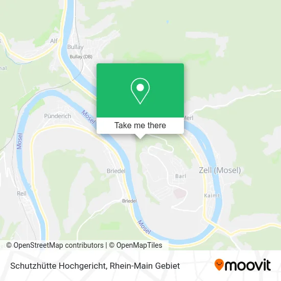 Карта Schutzhütte Hochgericht