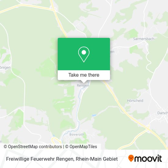 Карта Freiwillige Feuerwehr Rengen