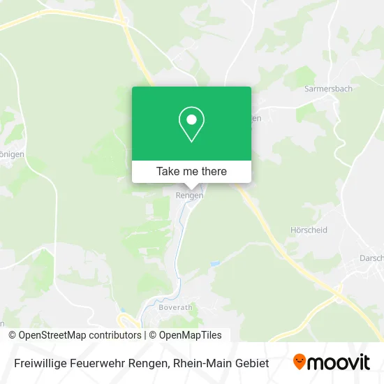 Карта Freiwillige Feuerwehr Rengen