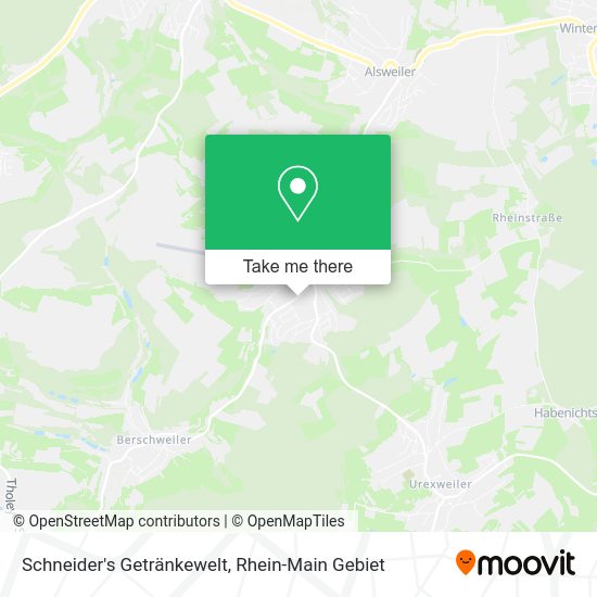 Карта Schneider's Getränkewelt