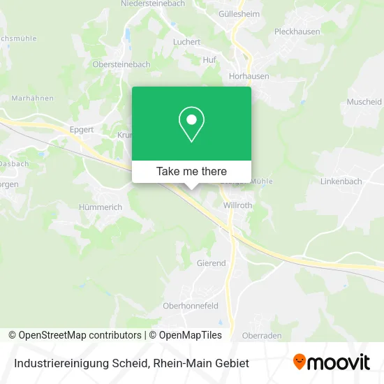 Карта Industriereinigung Scheid