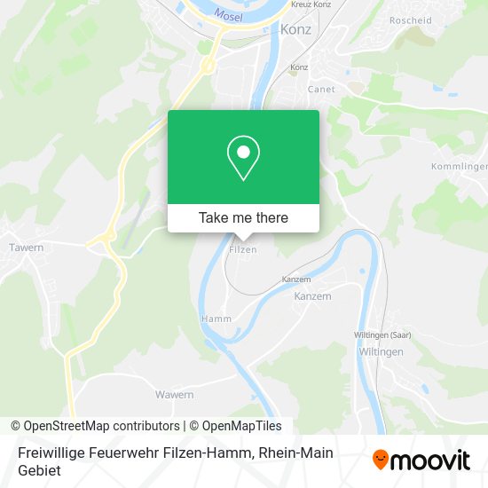 Карта Freiwillige Feuerwehr Filzen-Hamm