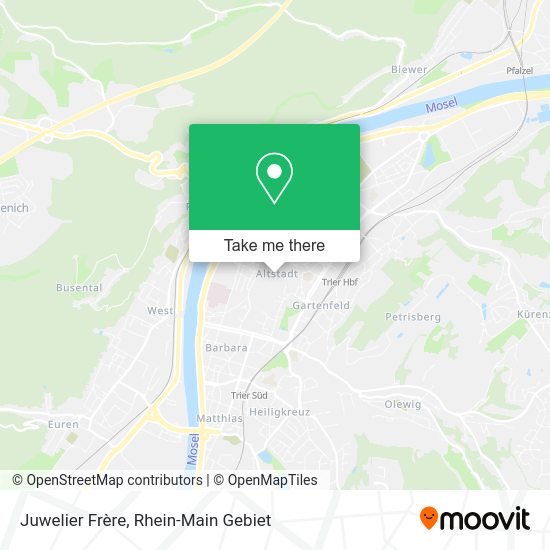 Карта Juwelier Frère