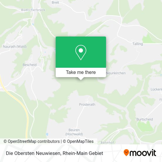 Карта Die Obersten Neuwiesen