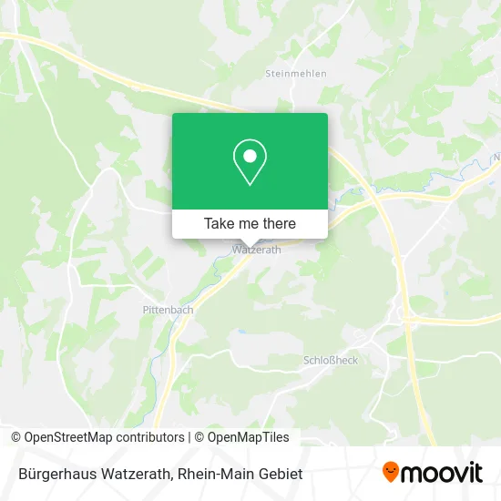 Bürgerhaus Watzerath map