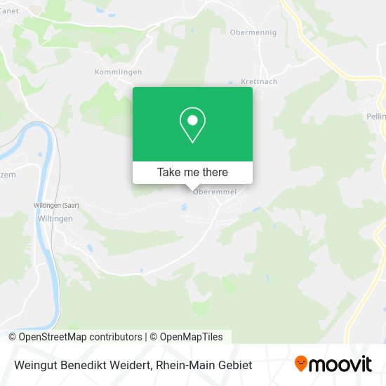 Карта Weingut Benedikt Weidert