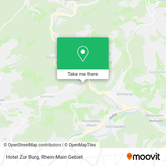 Карта Hotel Zur Burg