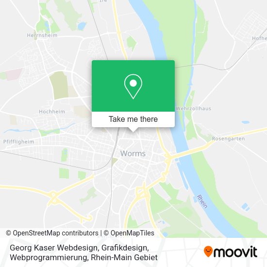Georg Kaser Webdesign, Grafikdesign, Webprogrammierung map