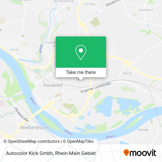 Карта Autocolor Kick Gmbh